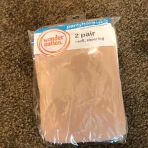 Beige pantyhose kids size 12-16